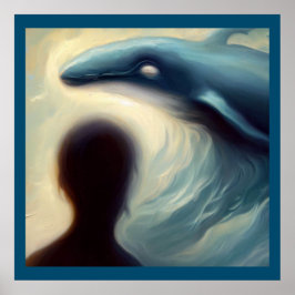 Póster Ballena de animales espirituosos 1