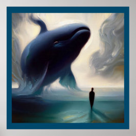 Póster Ballena de animales espirituosos 2