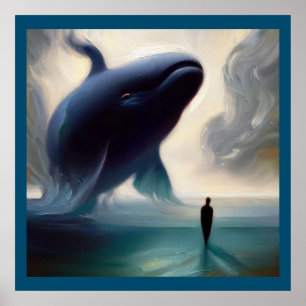 Póster Ballena de animales espirituosos 2