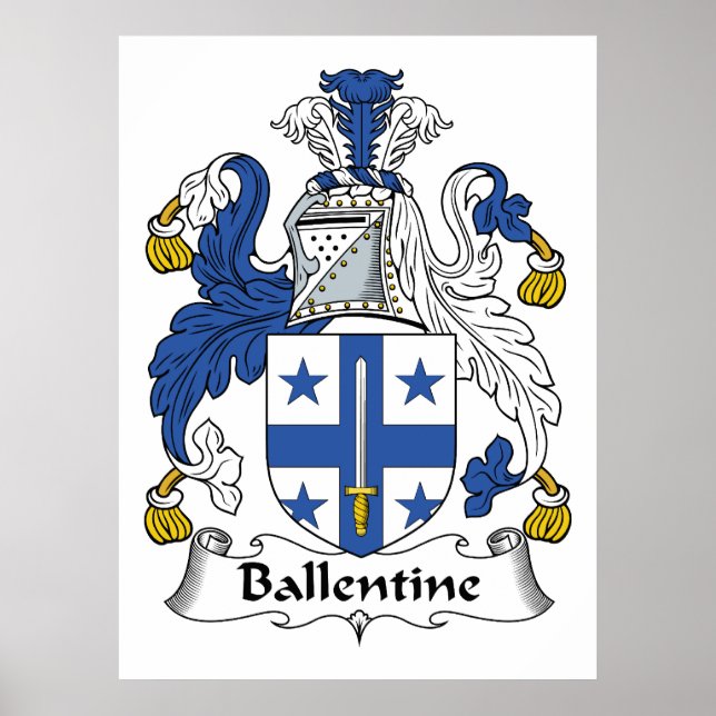 Póster Ballentine Family Crest (Frente)