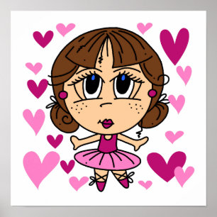 Póster Ballerina Chica