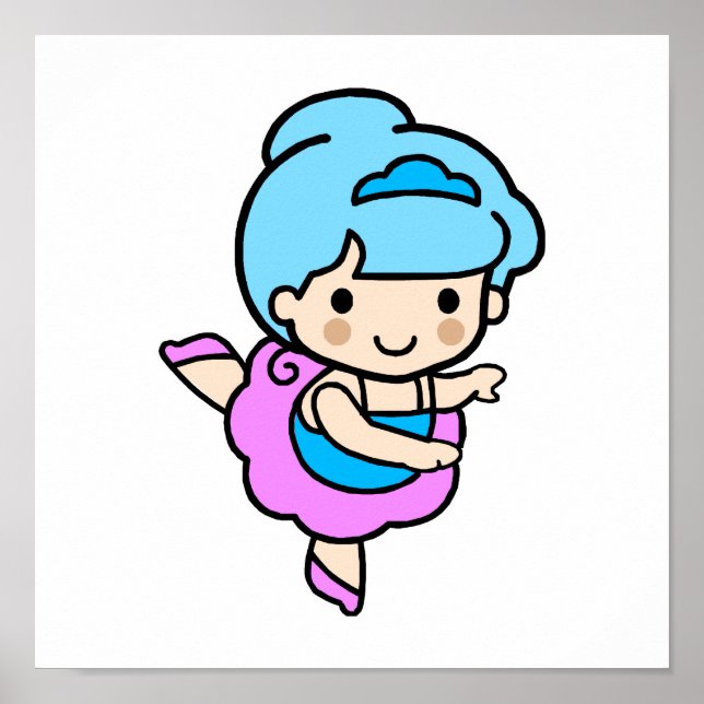 Póster Ballerina Chica 2 (Frente)