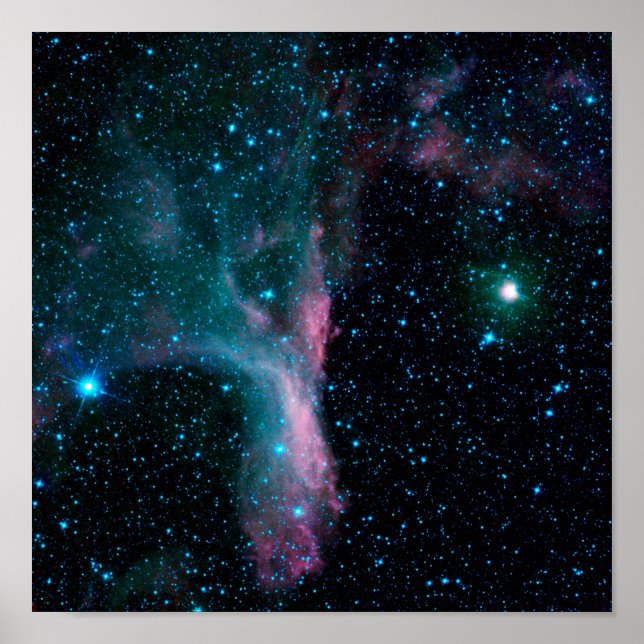 Póster Ballerina cósmica en el espacio NASA (Frente)