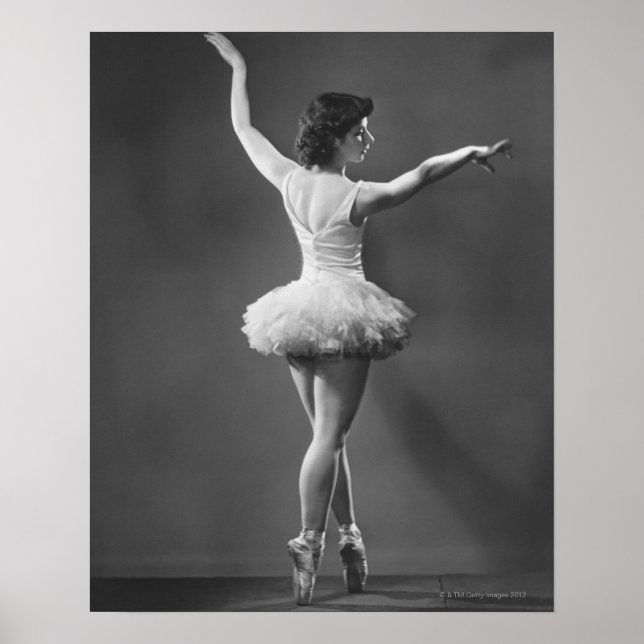 Póster Ballerina en Tutu (Frente)
