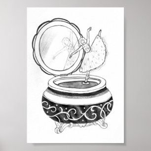 Póster Ballerina Music Box