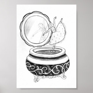 Póster Ballerina Music Box