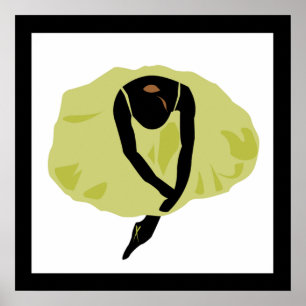 Póster Ballerina silhouette