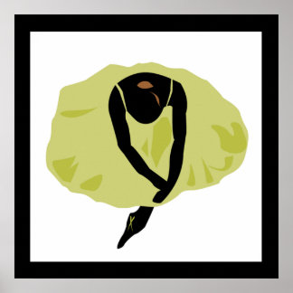 Póster Ballerina silhouette