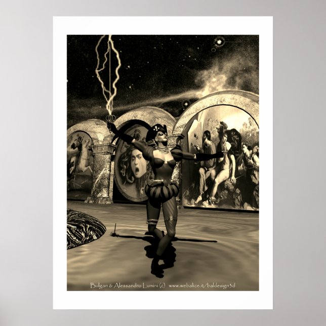 Póster BALLET ANDROIDE, Ciencia Ficción (Frente)