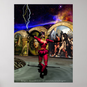 Póster BALLET ANDROIDE, ciencia ficción