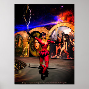 Póster BALLET ANDROIDE, Ciencia Ficción