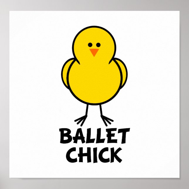 Póster Ballet Chick (Frente)