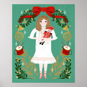 Póster Ballet Clara Nutcracker