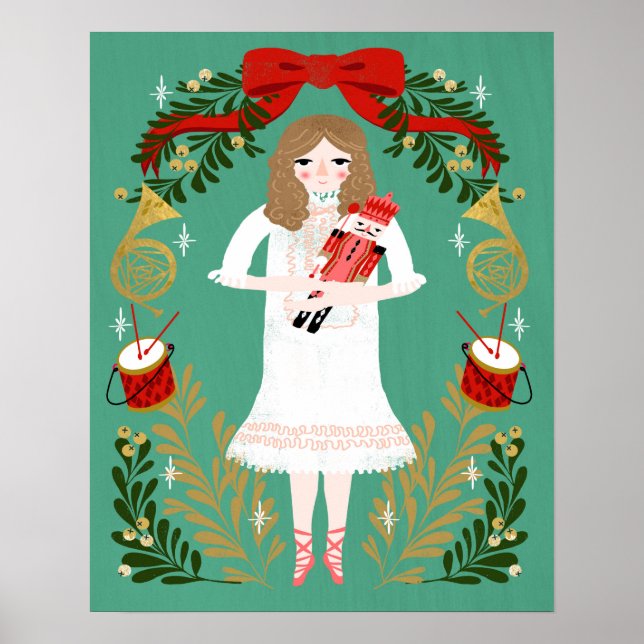 Póster Ballet Clara Nutcracker (Frente)