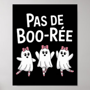 Póster Ballet de baile divertido de Pas De Boo Ree Hallow
