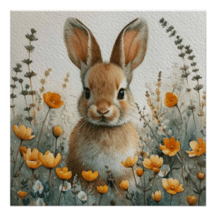 Póster Ballet de conejitos: Un poco de fantasía conejito