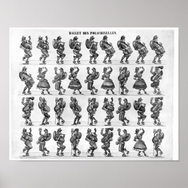 Póster Ballet de las Polichinelles (Frente)