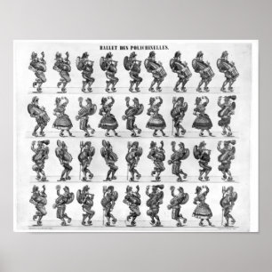 Póster Ballet del Polichinelles