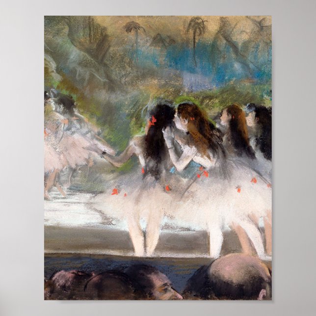 Póster Ballet en la ópera de París por Edgar Degas (Frente)