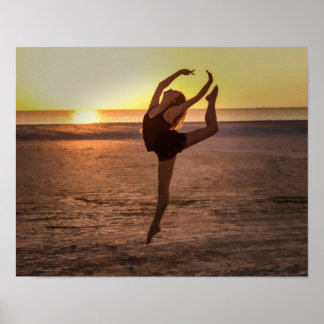 Póster Ballet en la playa