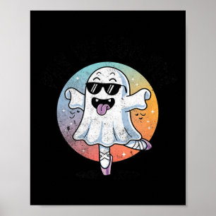 Póster Ballet Fantasma Fantasma De Boo Ree Halloween