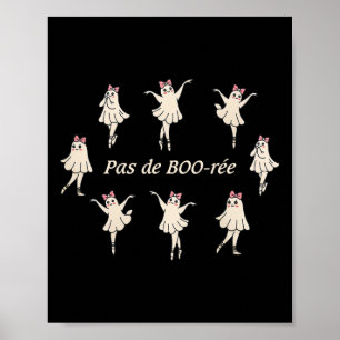 Póster Ballet Gracioso De Boo-rée Famoso Fantasma Fantasm