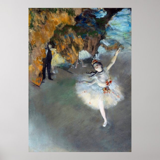 Póster Ballet - l'etoile - Edgar Degas - 1878 (Frente)