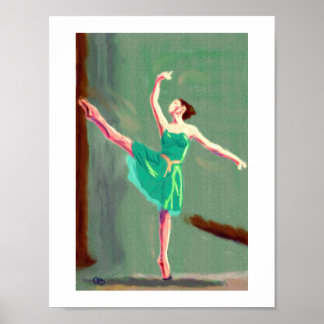 Póster Ballet Love Art