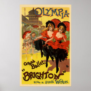 Póster Ballet magnífico Brighton de Olympia