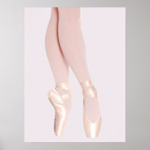 Póster Ballet Point Shoes