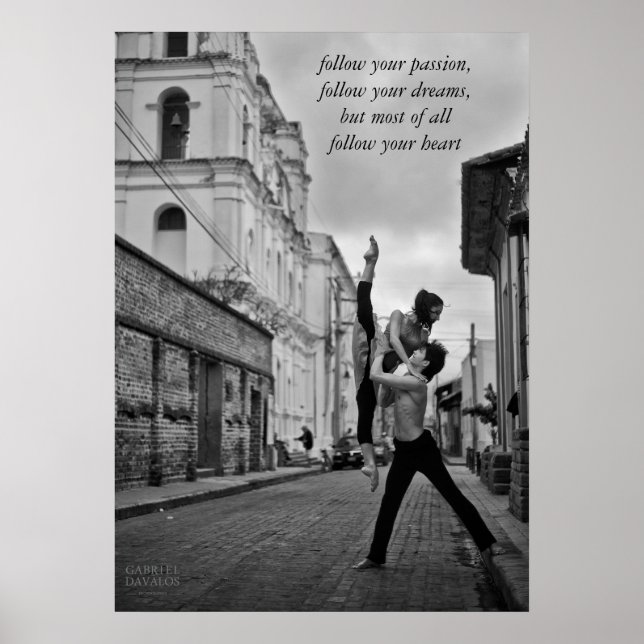 Póster Ballet Poster de Baile por Gabriel Davalos (Frente)