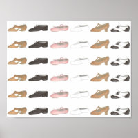Ballet Tap Jazz Lyrical Dance Studio Poster de zap