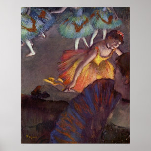 Póster Ballet visto desde una caja - Edgar Degas - 1885