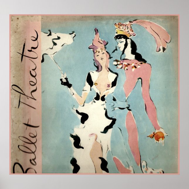 Póster Ballet y teatro (Frente)