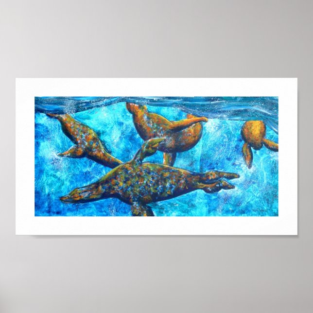 PÓSTER BALLETA DE AGUA SUBMARINA I (Frente)