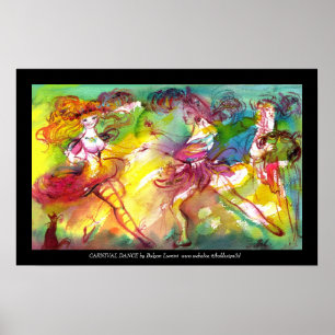 Póster BALLETA DE CARNAVAL / Mascarada veneciana, danza, 
