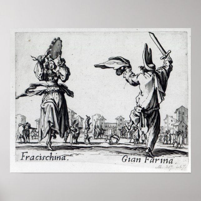 Póster Balli de Sfessania, c.1622 (Frente)
