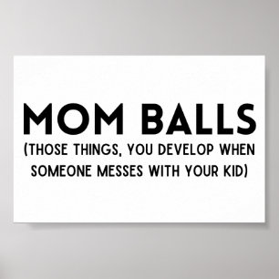 Póster Balls de mamá