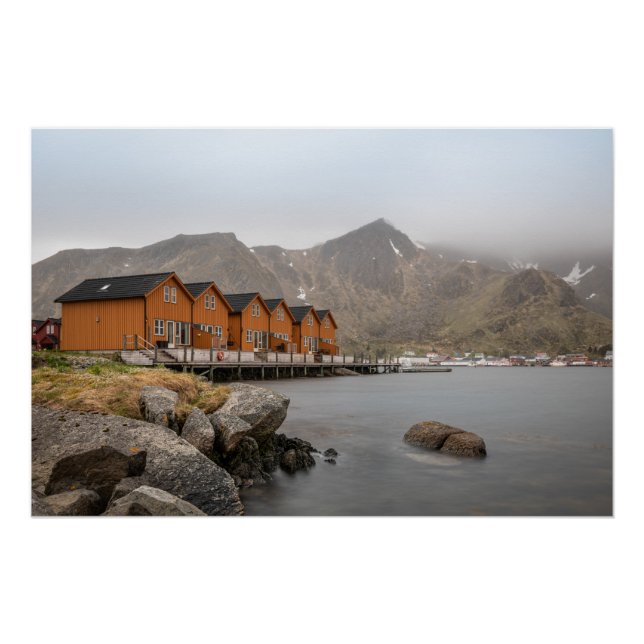 Póster Ballstad Lofoten (Anverso)