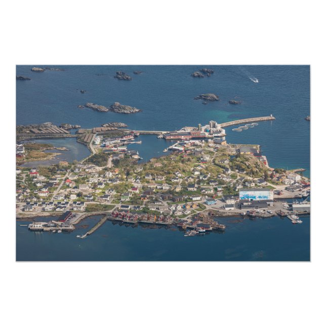 Póster Ballstad Lofoten (Anverso)