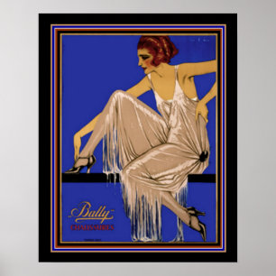 Póster Bally Chausantas Deco Poster 16 x 20 aprox. 1924
