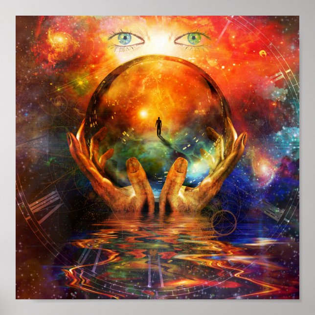 Póster Balón de cristal (Frente)