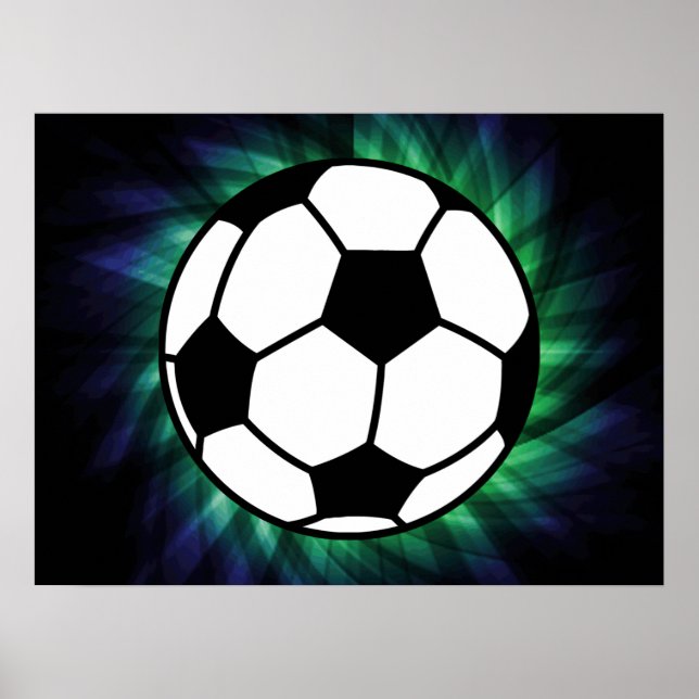 Póster Balón de fútbol (Frente)