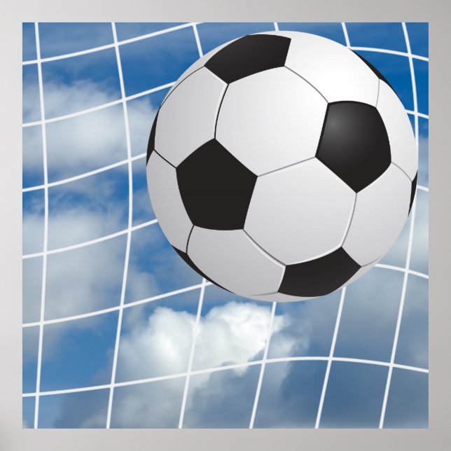 Póster Balón de fútbol (Frente)