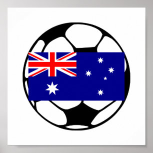 Póster Balón de fútbol de Australia