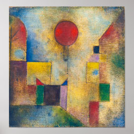 Póster Balón rojo | Paul Klee |