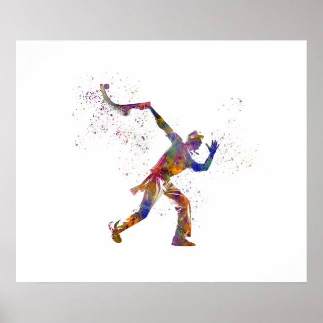 Póster Balón vasco en acuarela (Frente)