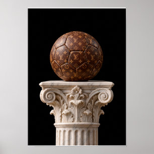Póster Balón Vintage Clásico