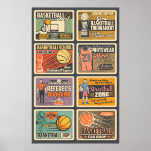 Póster Baloncestistas
