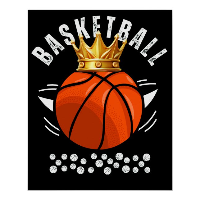 Póster Baloncestistas Deportes de Baloncesto (Anverso)